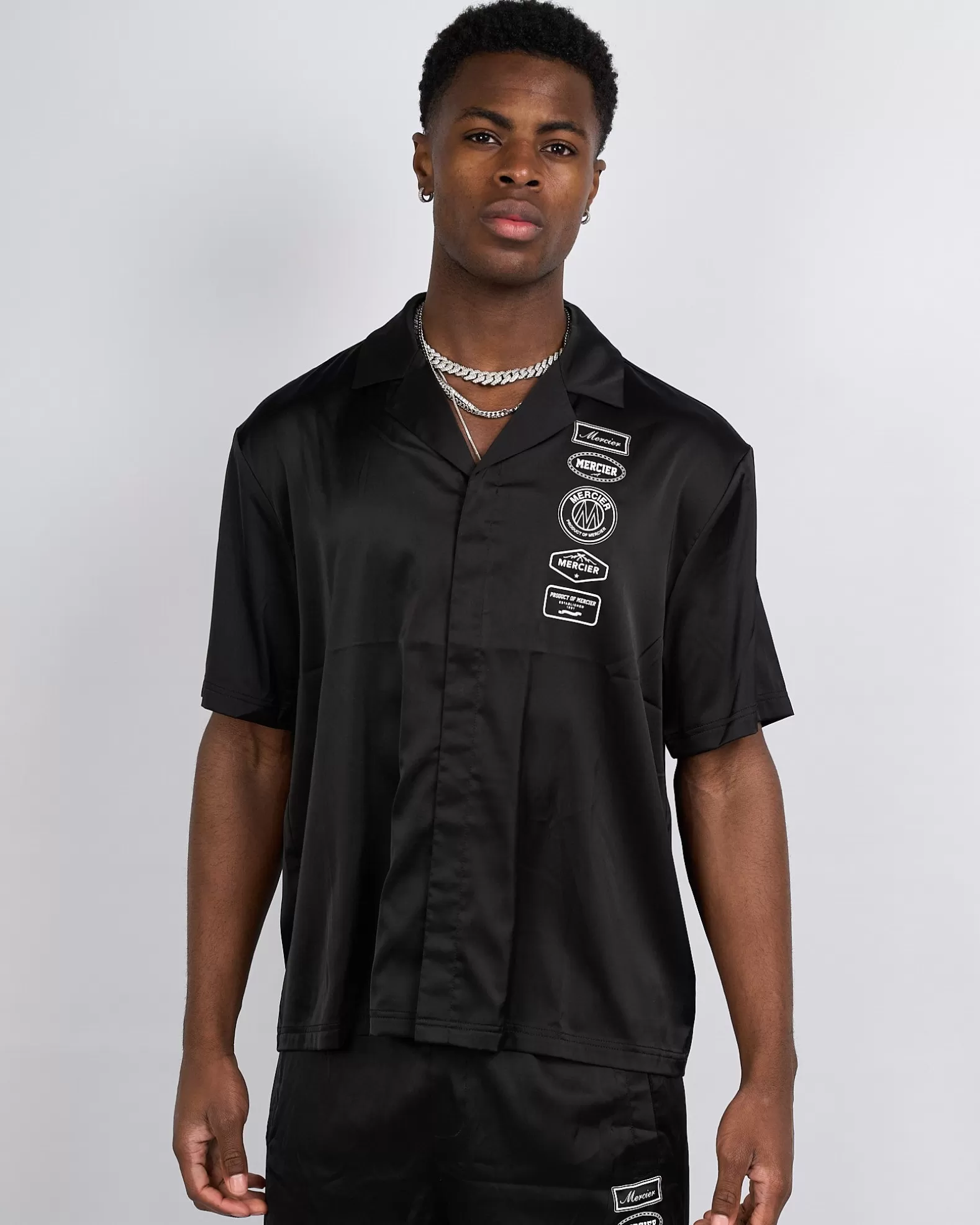 Store Mercier Black 2.0 Badge Resort Shirt