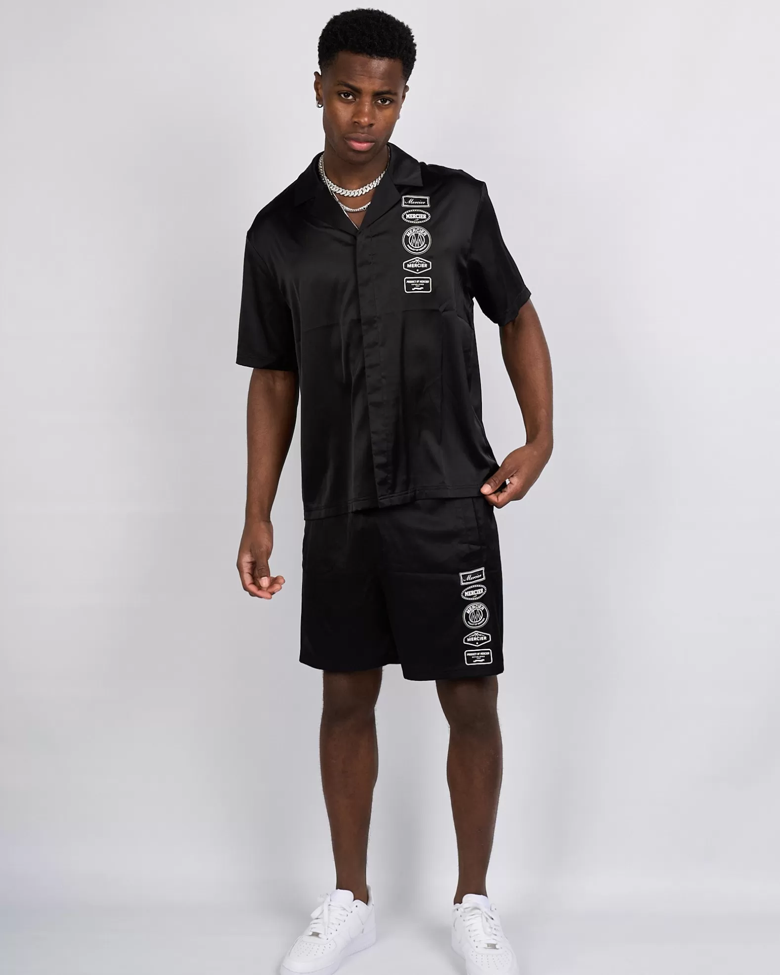 Store Mercier Black 2.0 Badge Resort Shirt