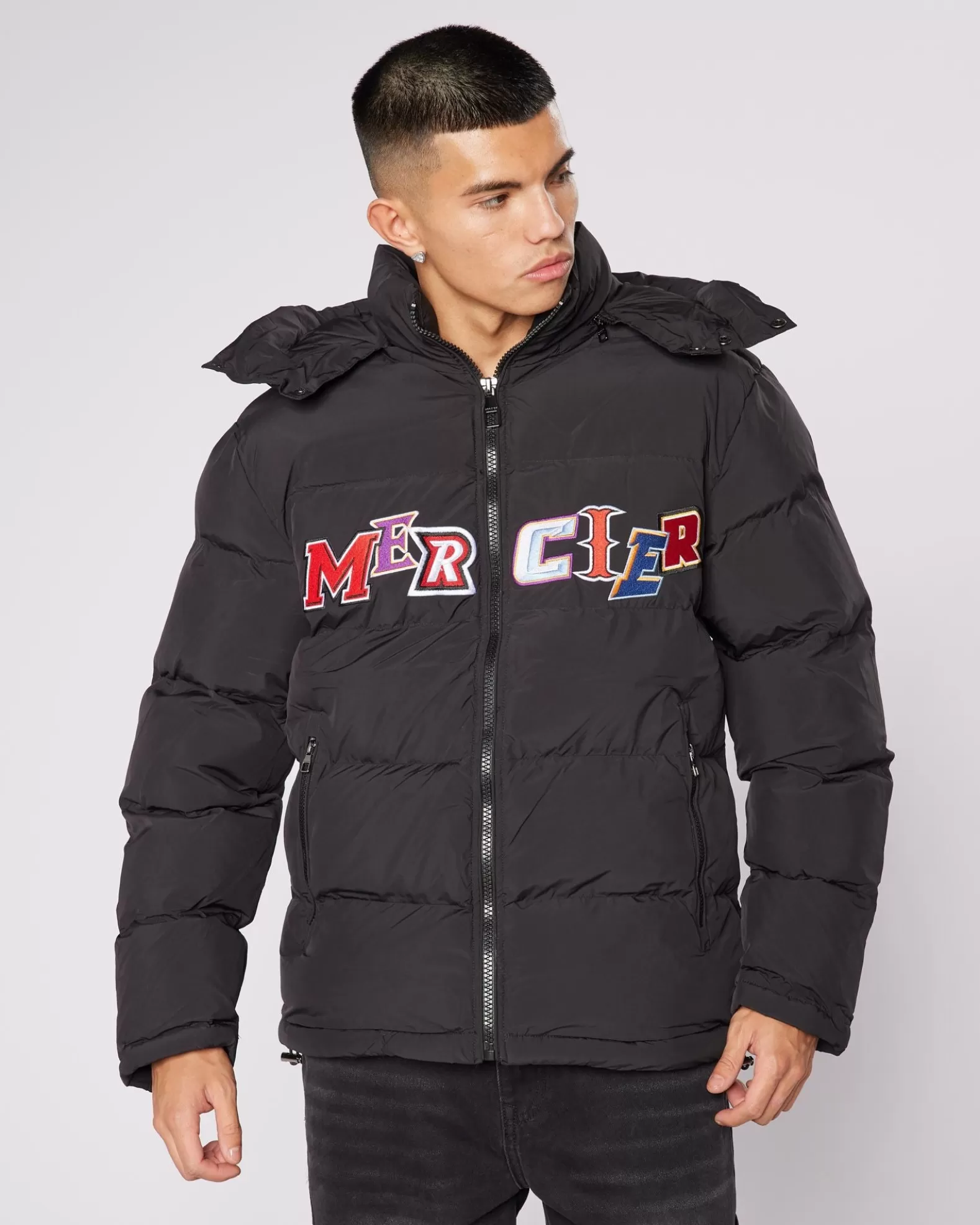 Sale Mercier Black Anonymous Puffer Jacket