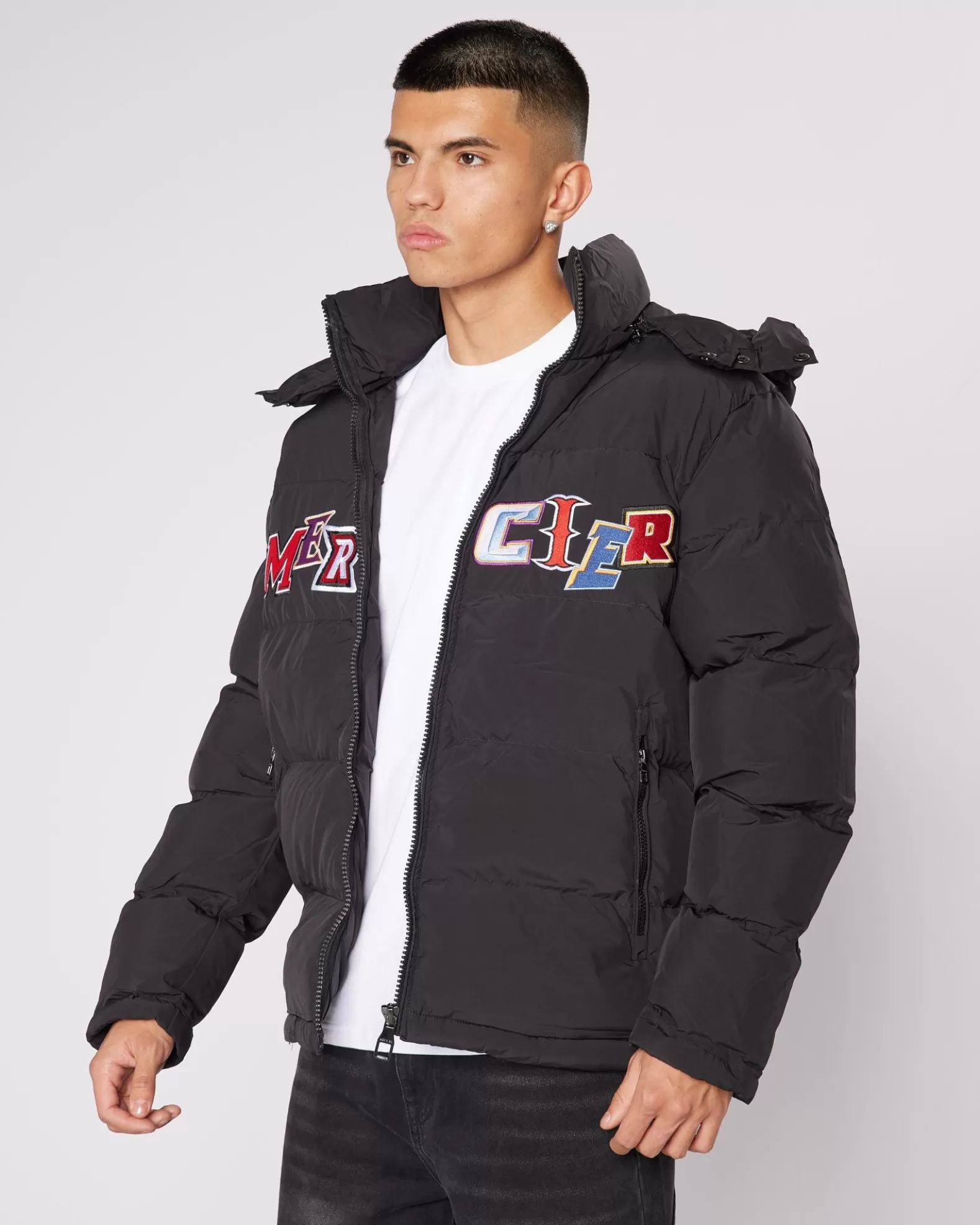 Sale Mercier Black Anonymous Puffer Jacket