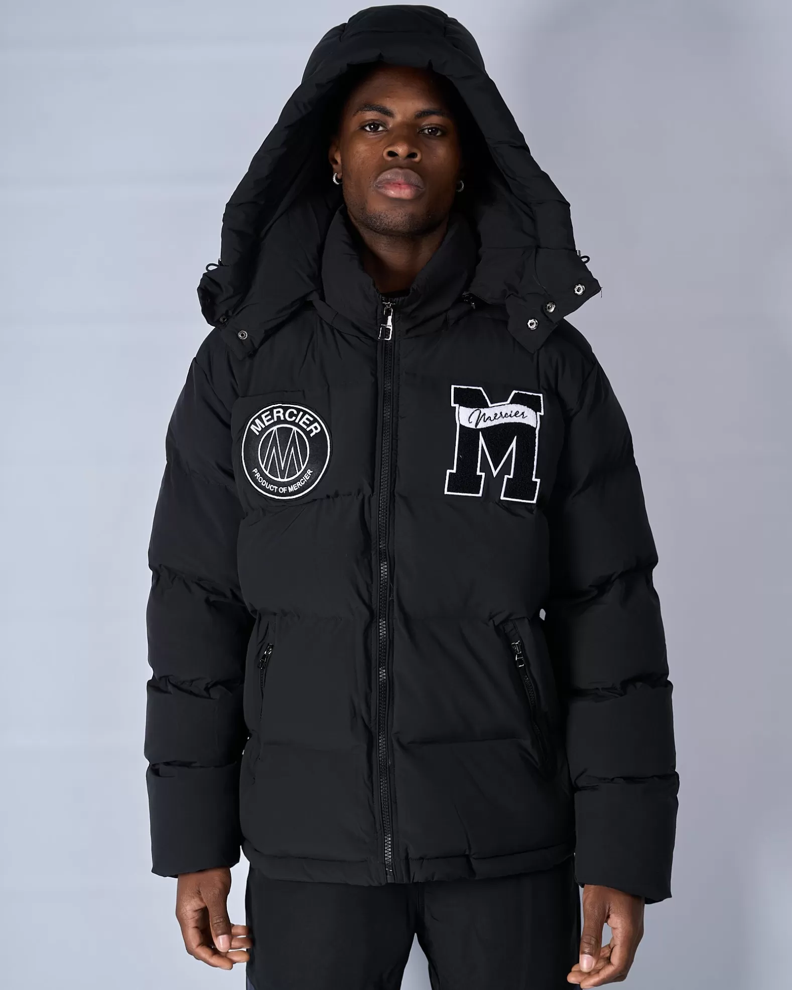 Cheap Mercier Black Academy Puffer Jacket