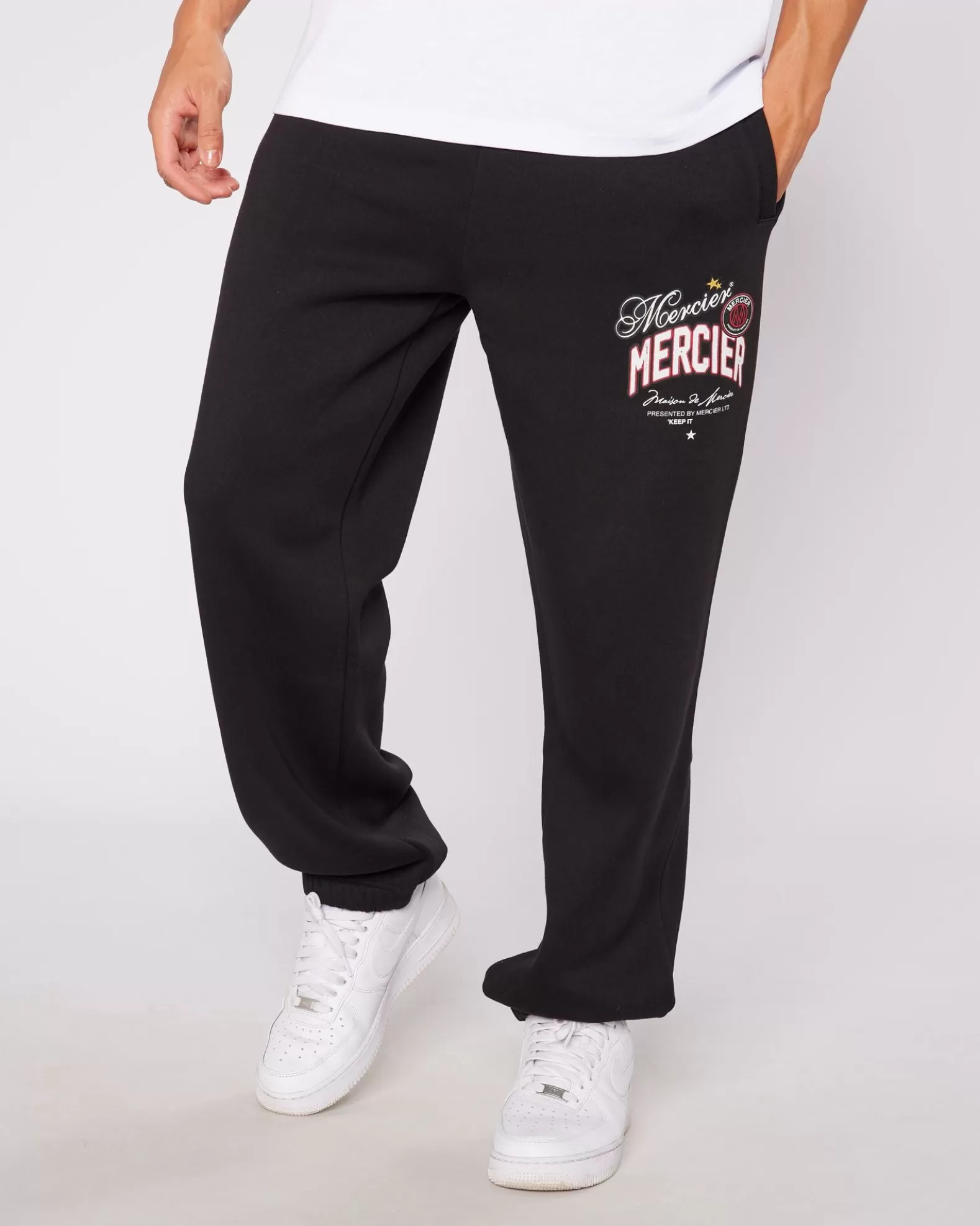 Shop Mercier Black Guerrilla Joggers