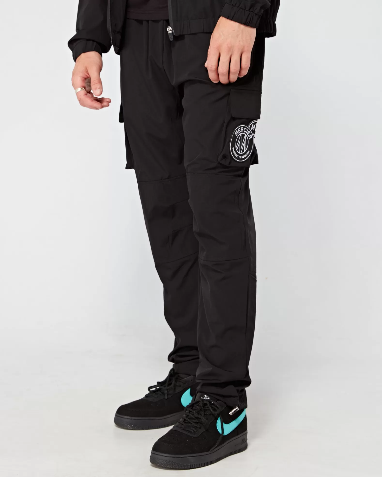 Outlet Mercier Black Mono Cargos