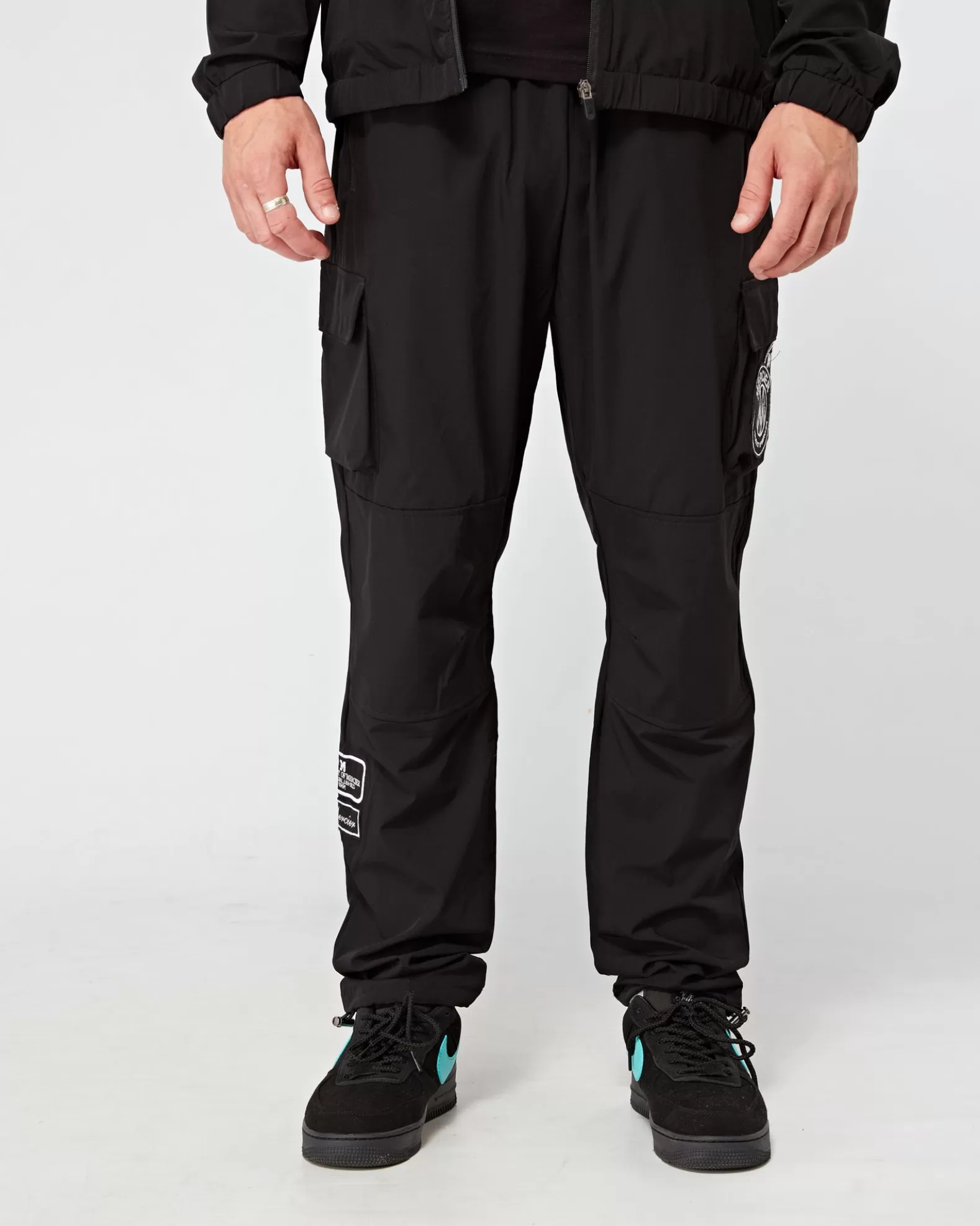 Outlet Mercier Black Mono Cargos