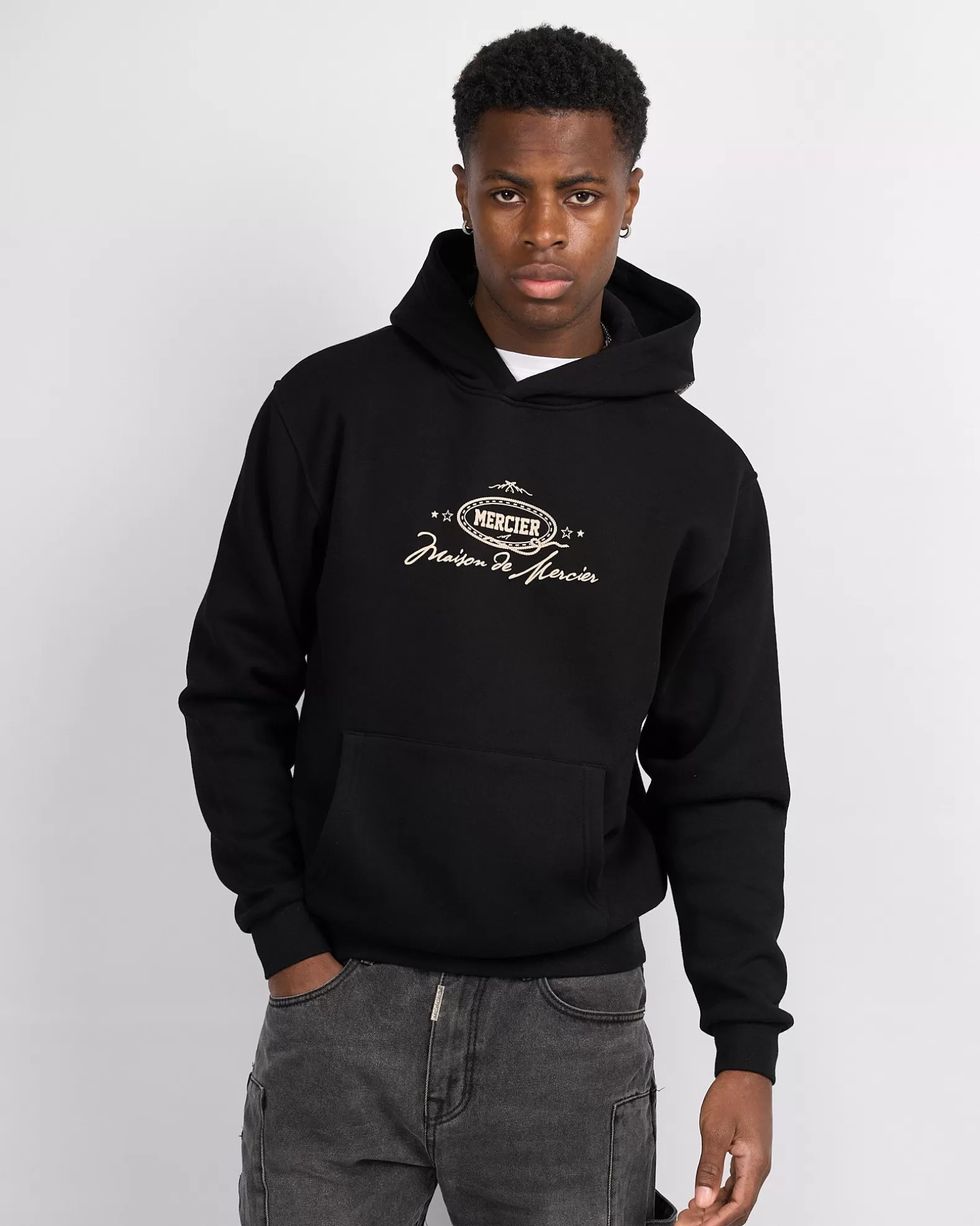 Cheap Mercier Black Round Up Hoodie