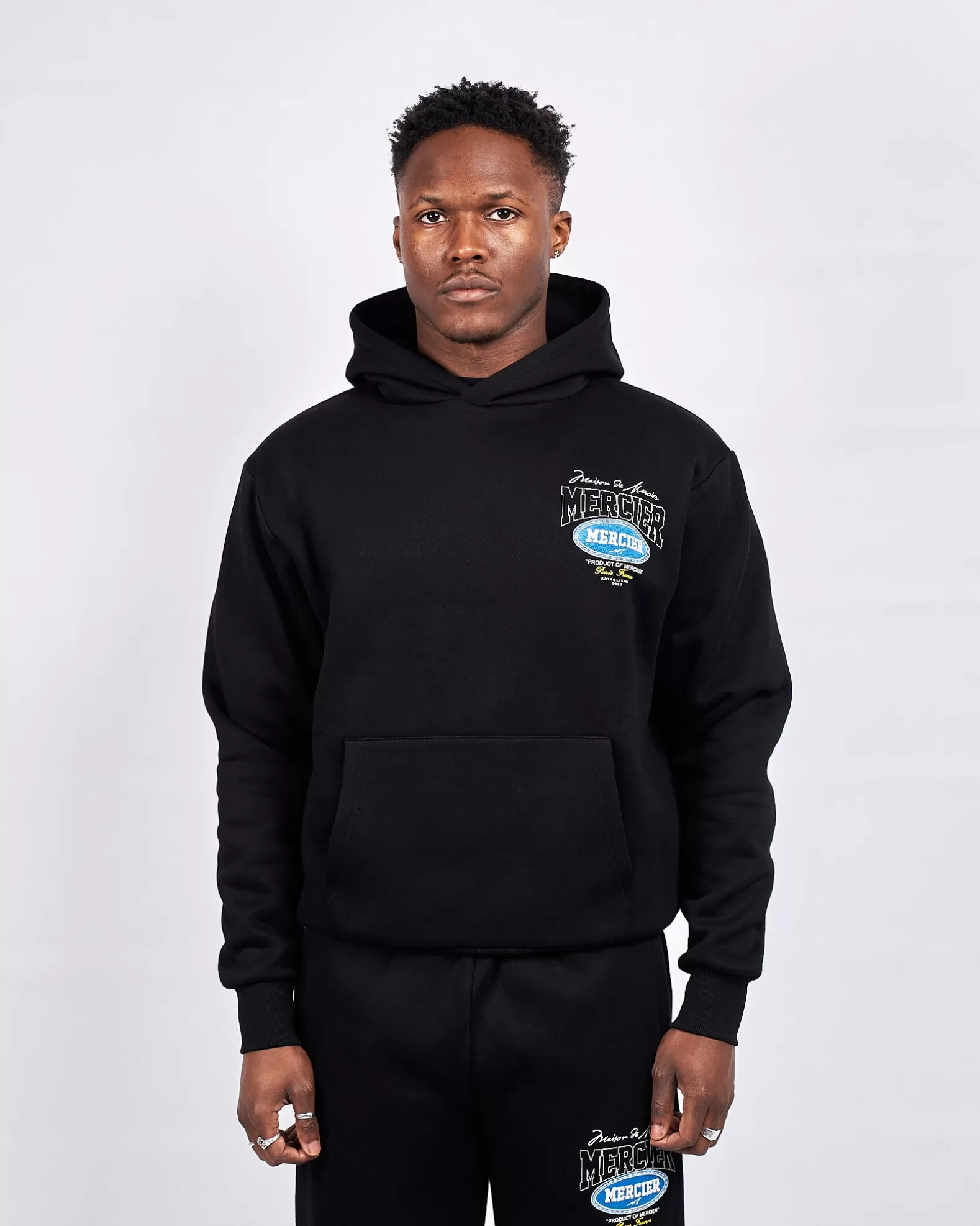 Discount Mercier Black Multi Tour Hoodie