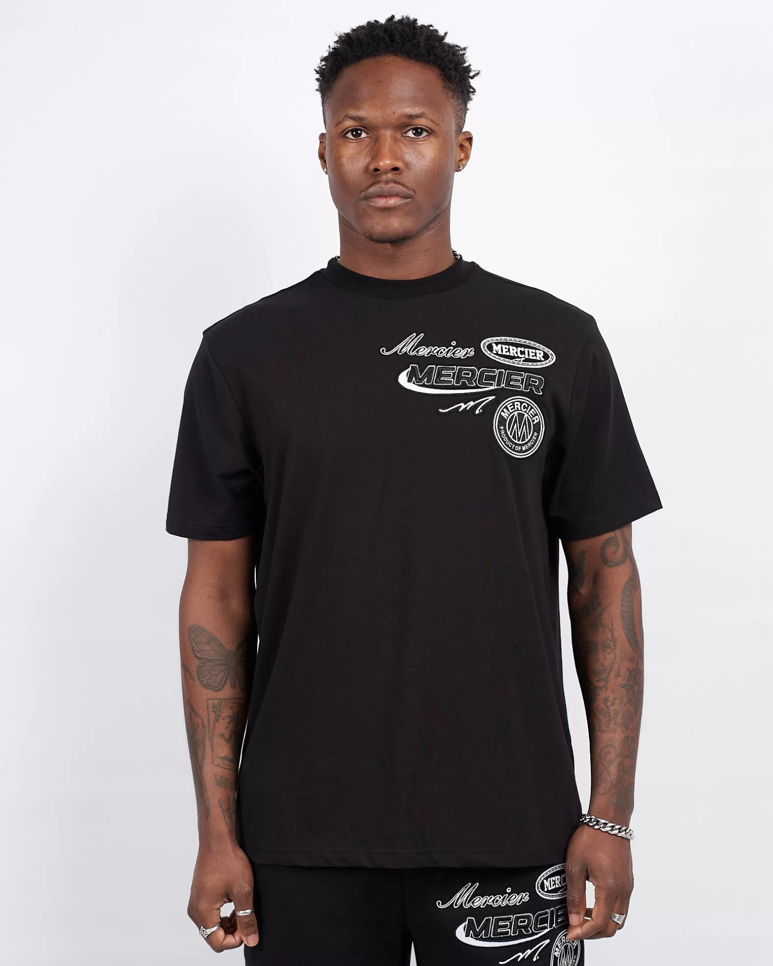 Best Mercier Black Racer Badge Tshirt