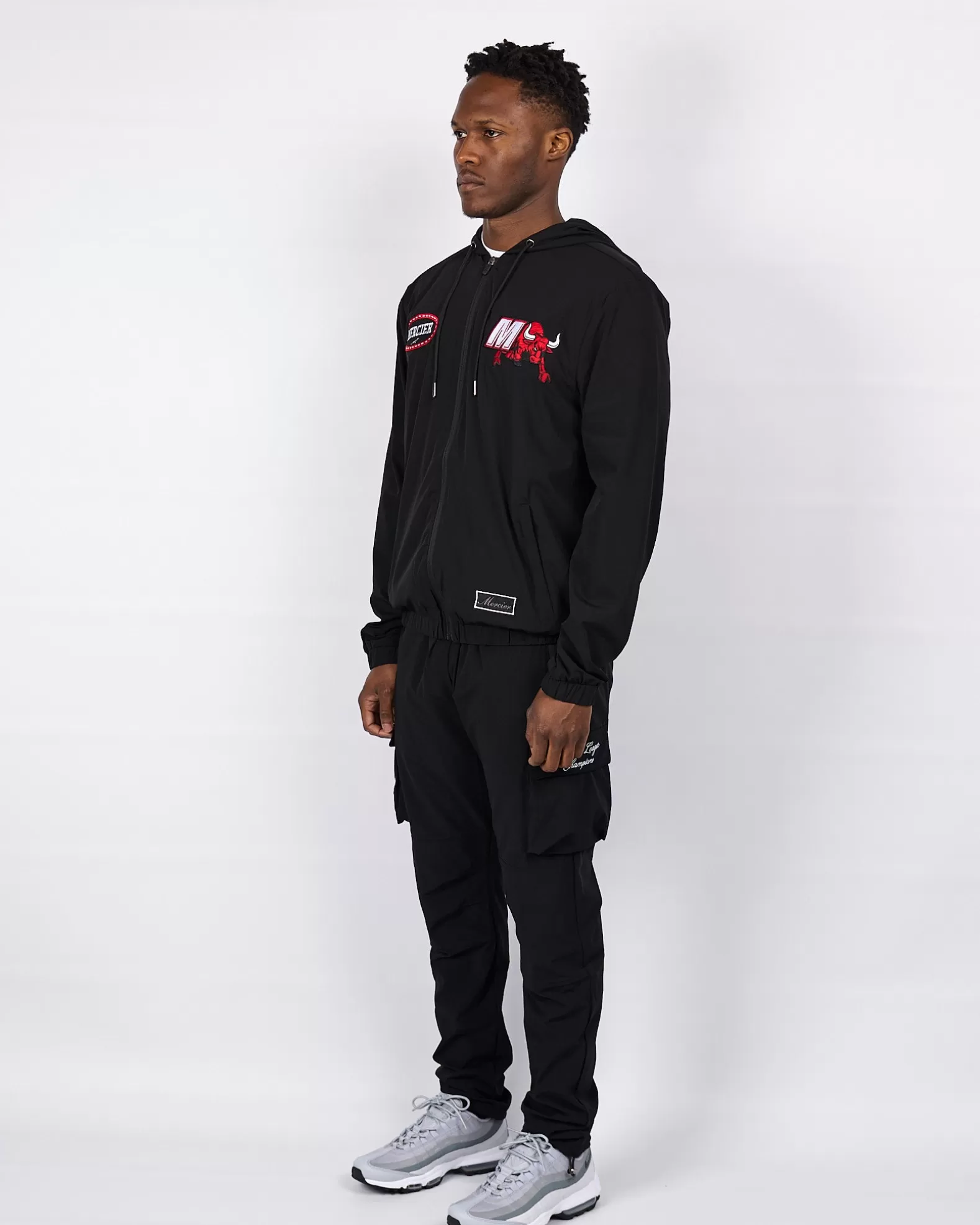 New Mercier Black Red Empire Windbreaker