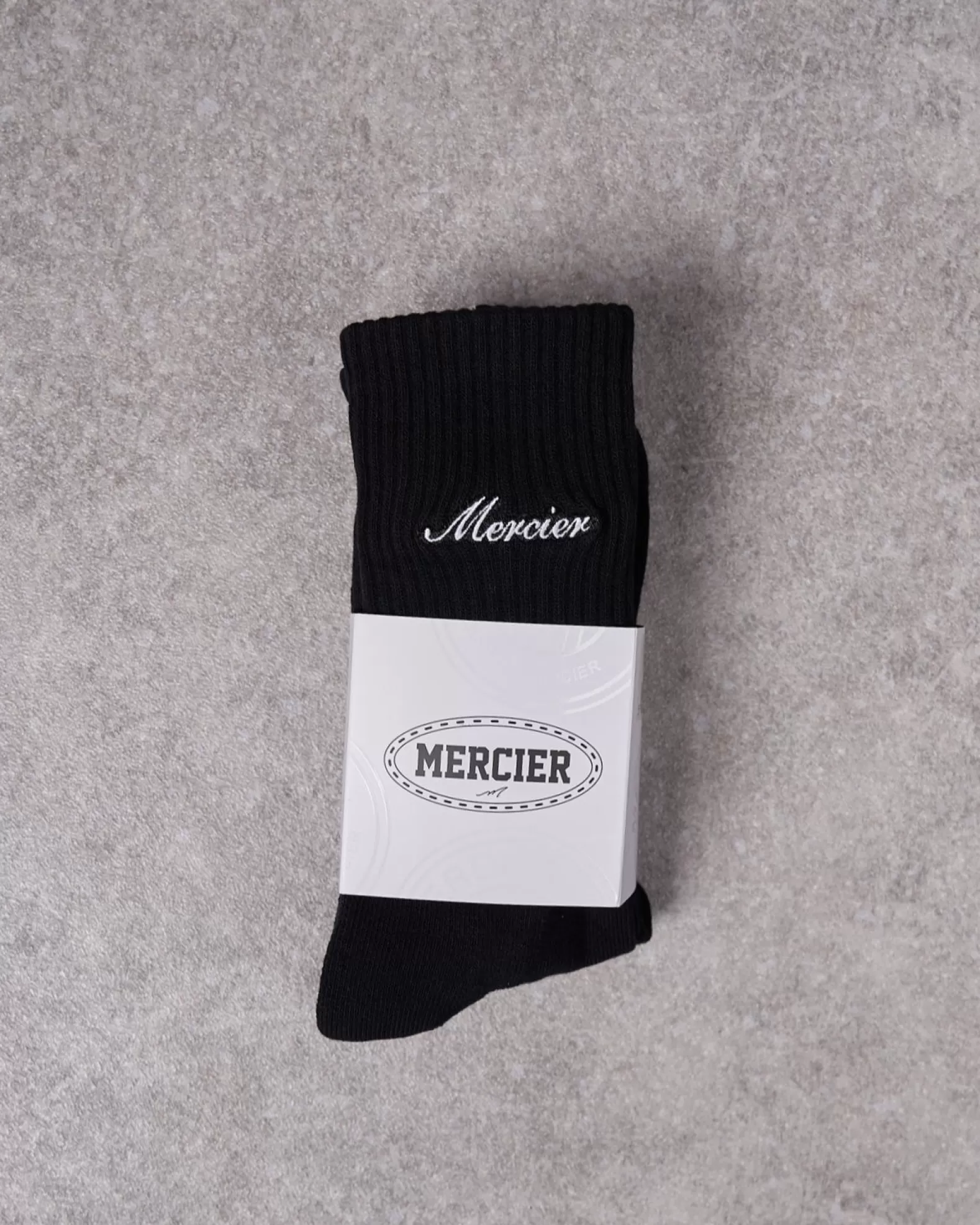 Best Sale Mercier Black Signature 2pack Socks