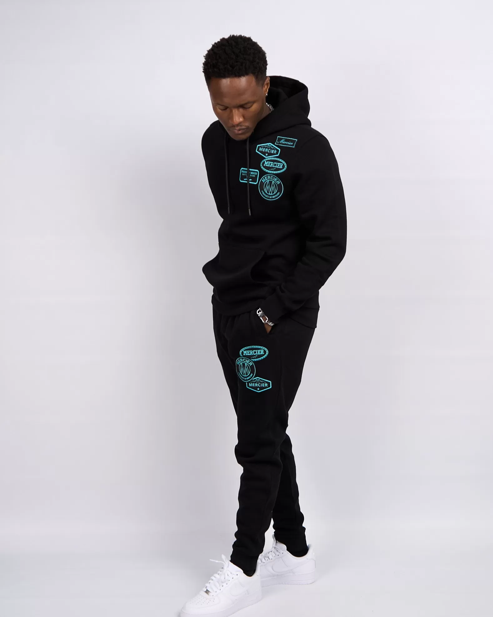 Store Mercier Black Tiffany OG Badge Joggers