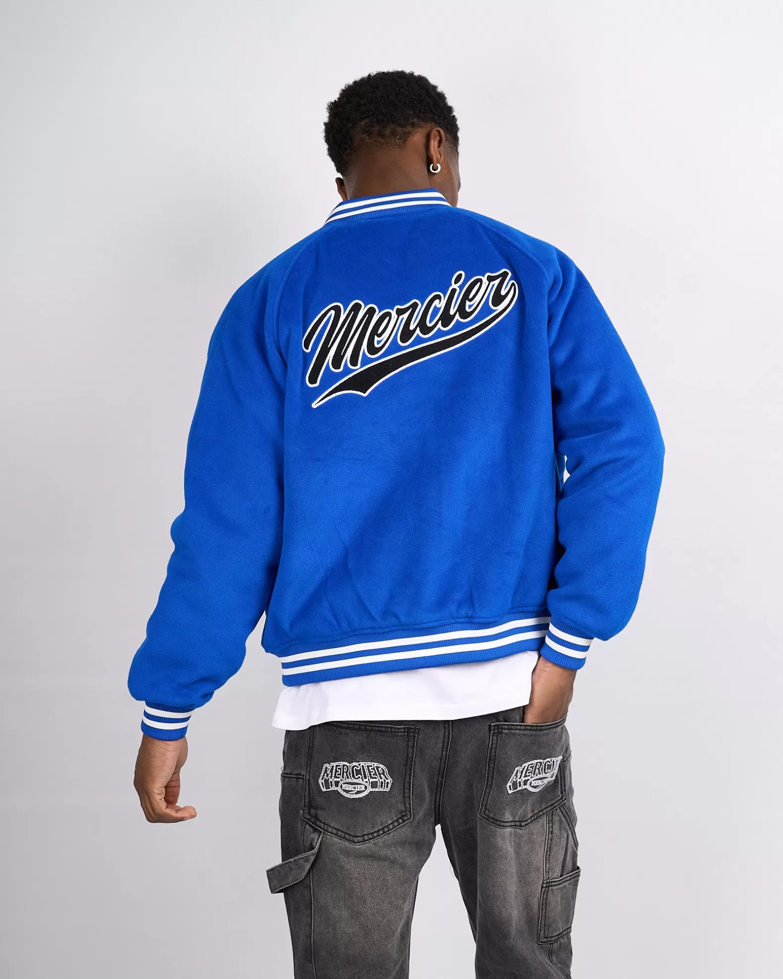 Flash Sale Mercier Cobalt Baseball Jacket