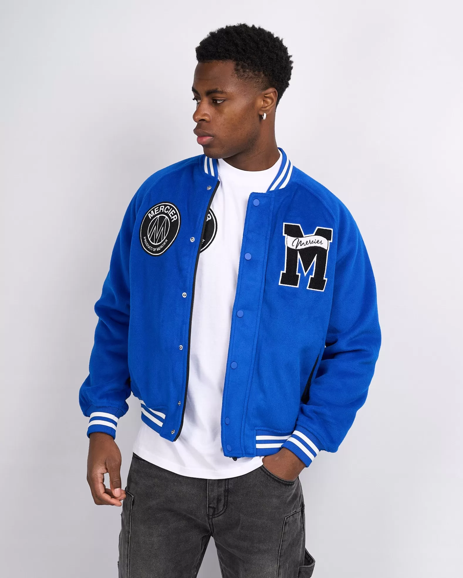 Flash Sale Mercier Cobalt Baseball Jacket