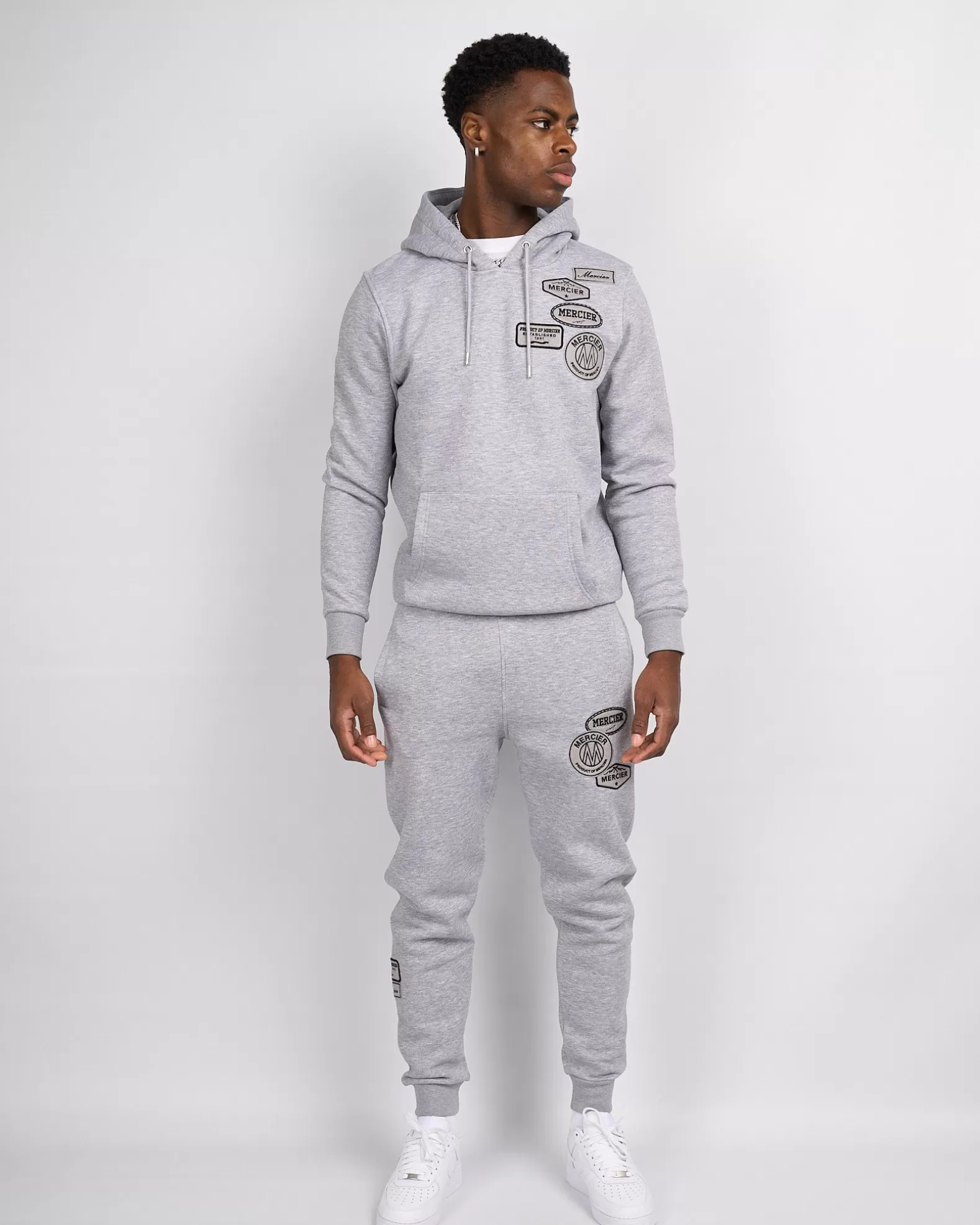 Sale Mercier Grey Marl Blend OG Hoodie