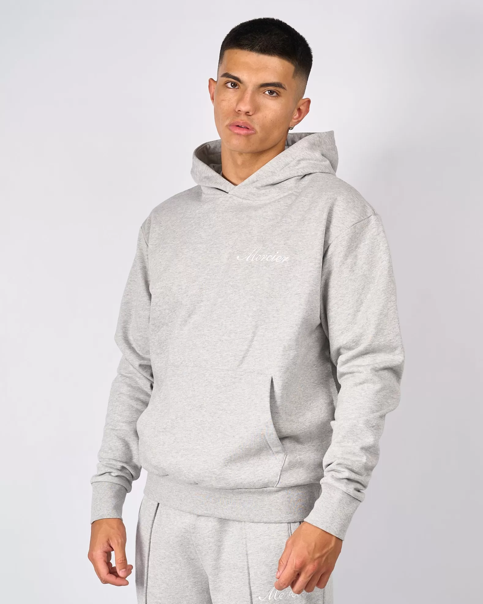 Flash Sale Mercier Grey Marl Authenticity Hoodie