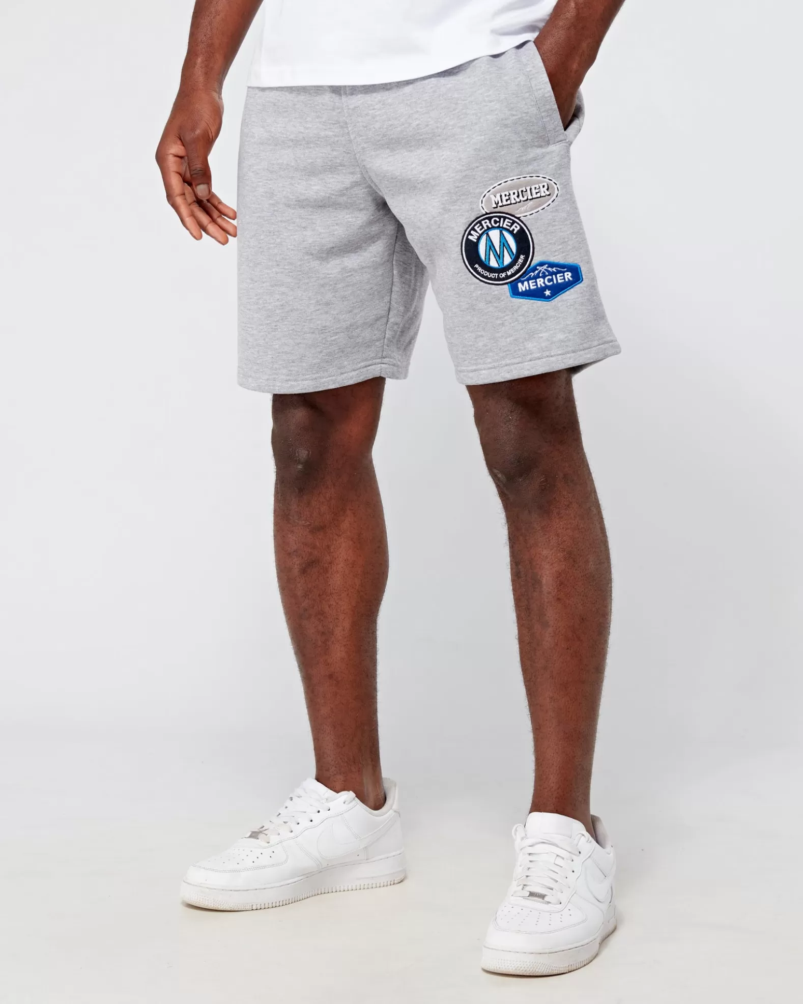 Flash Sale Mercier Grey Marl OG Badge Shorts