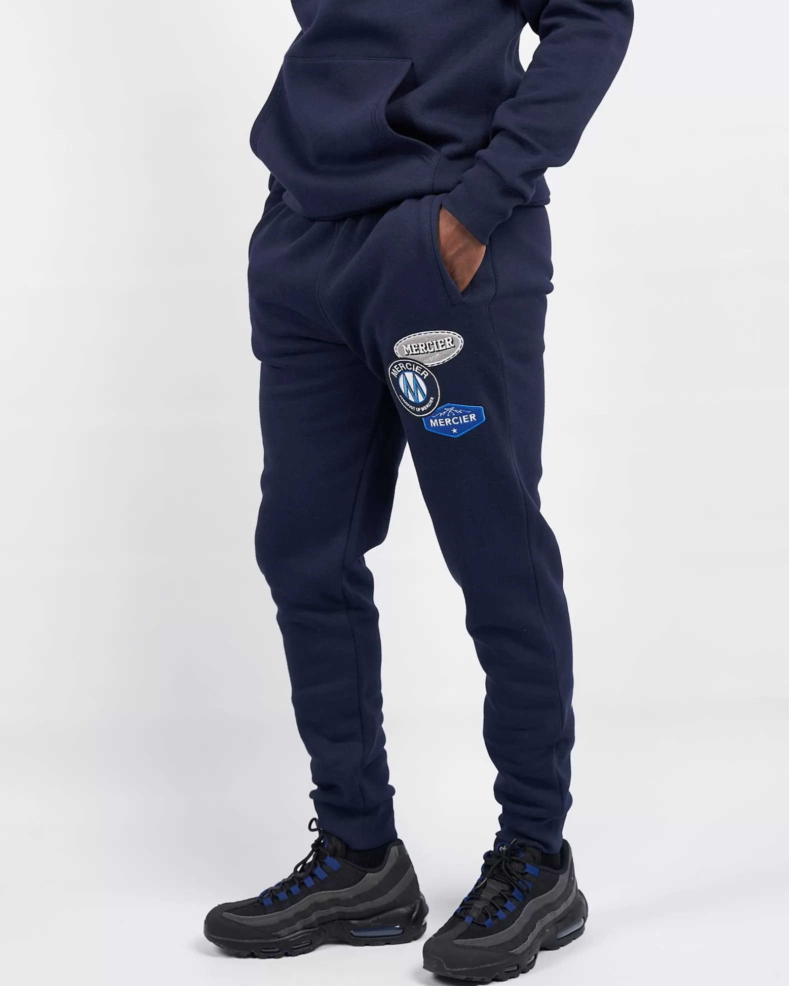 Online Mercier Navy OG badge joggers