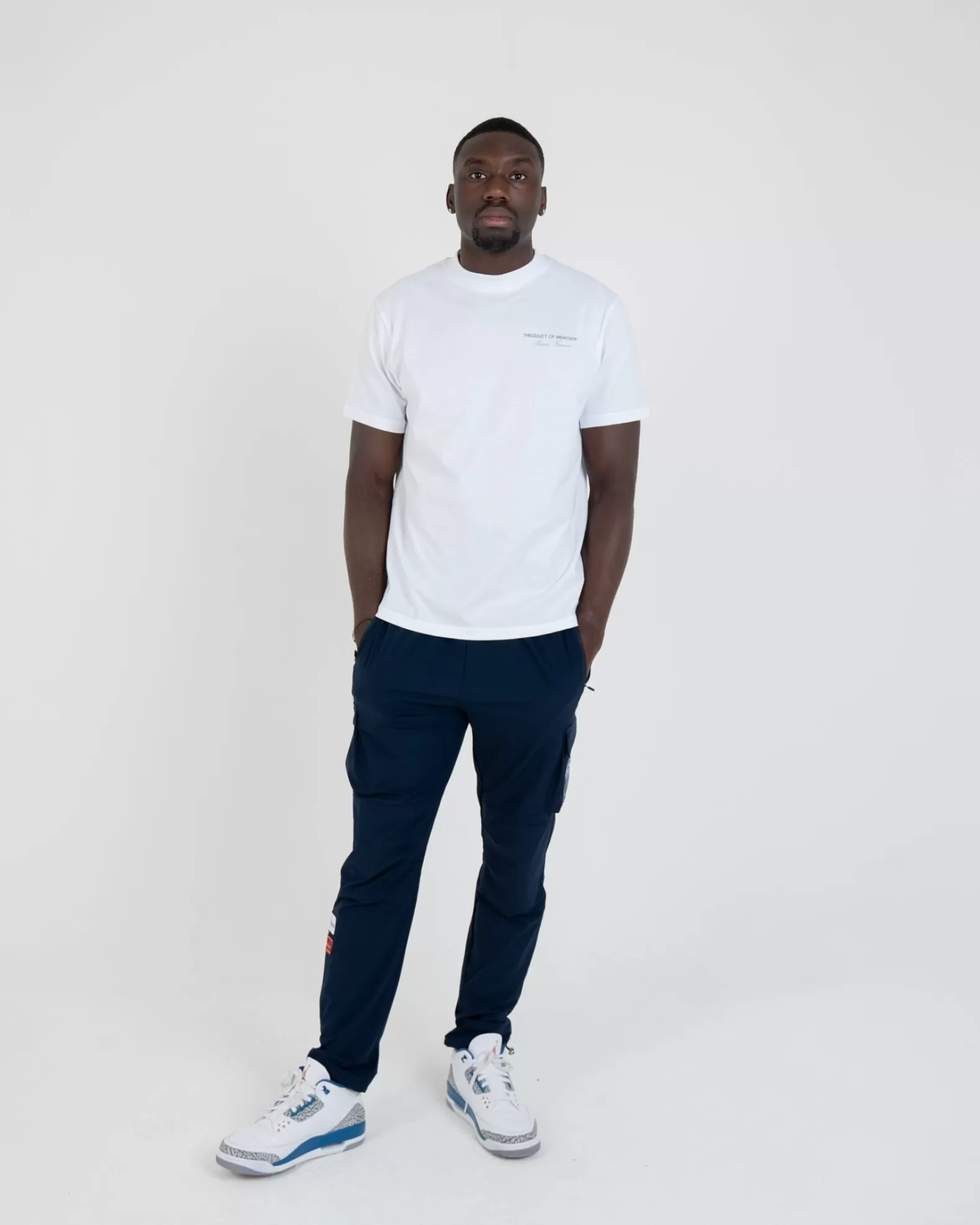 Discount Mercier Navy OG Badge Cargos