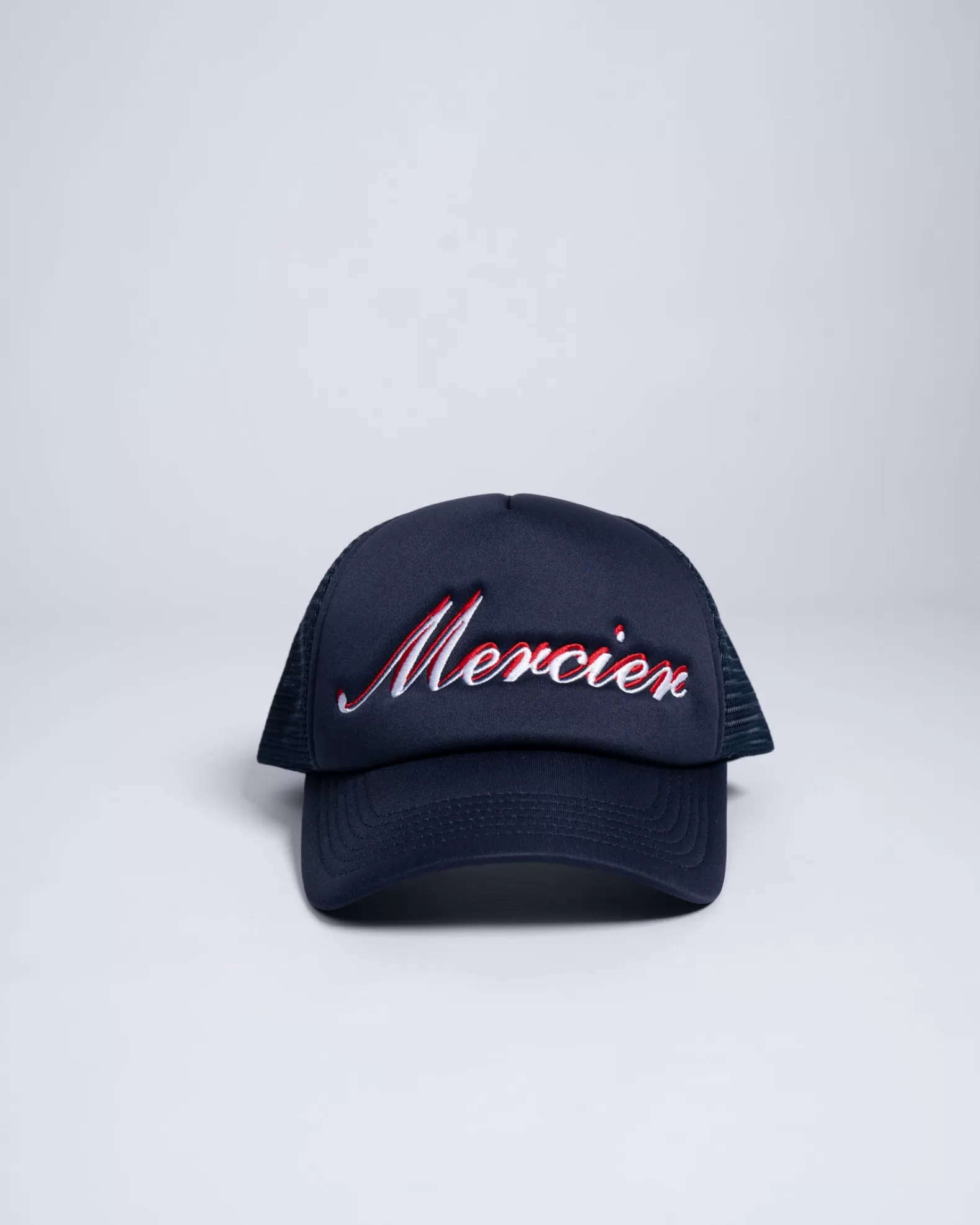 Fashion Mercier Navy Signature Foam Trucker