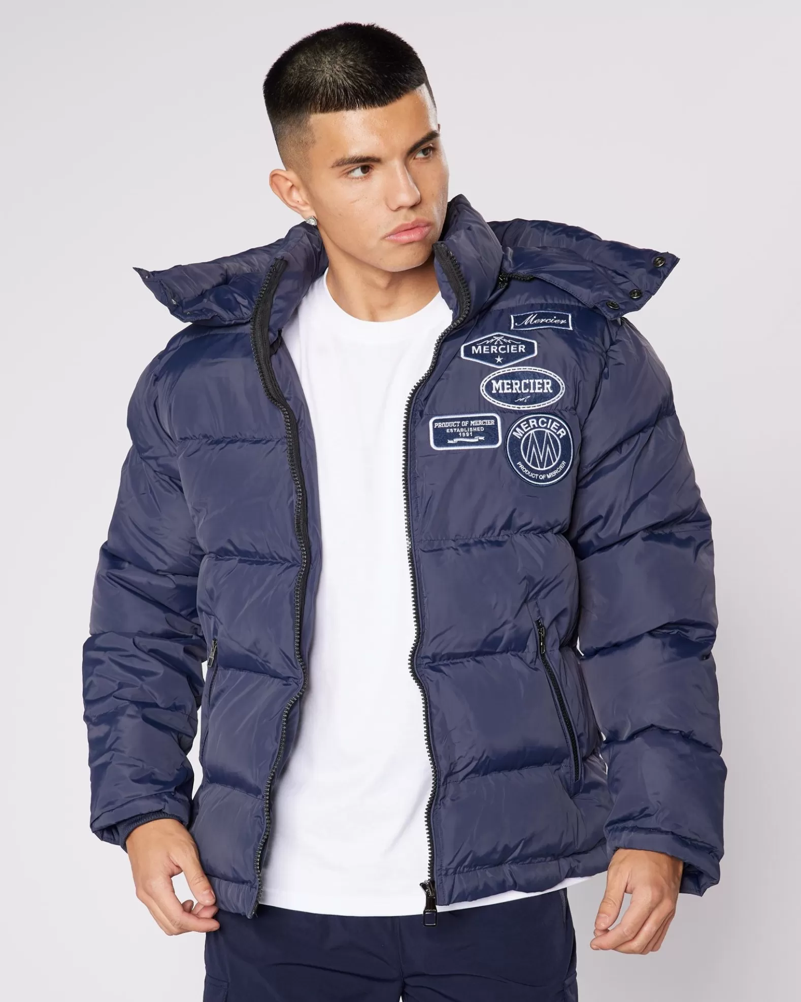 Hot Mercier Navy Tonal OG Puffer Jacket