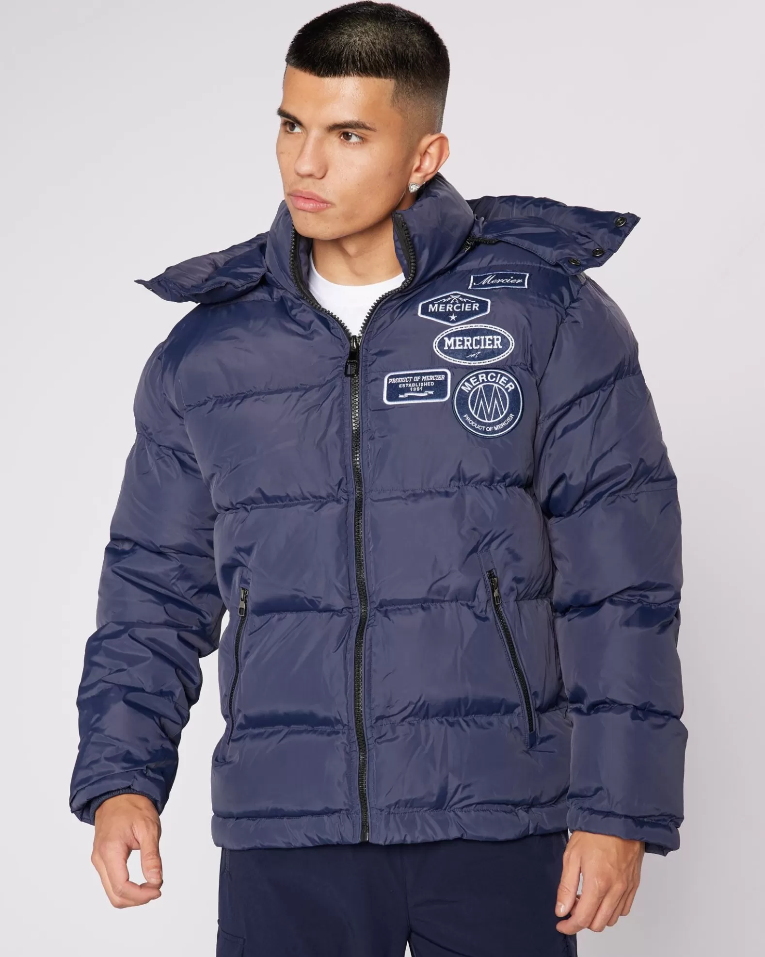 Hot Mercier Navy Tonal OG Puffer Jacket