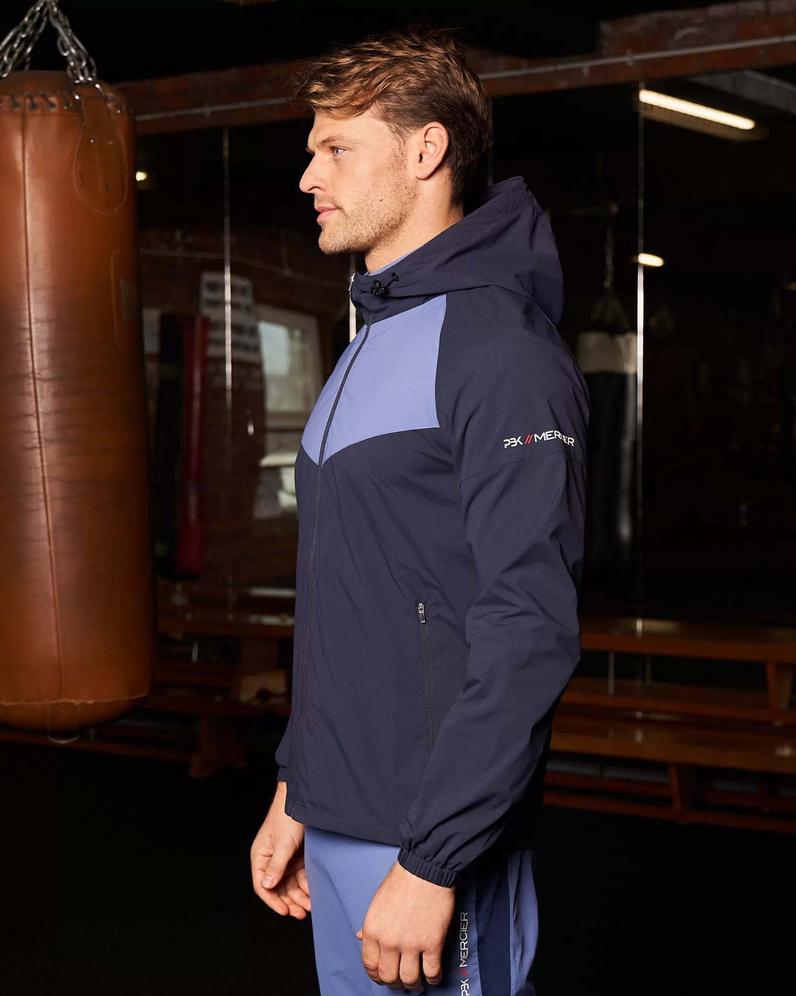 Fashion Mercier PBK// Performance Windbreaker Navy/Petrol