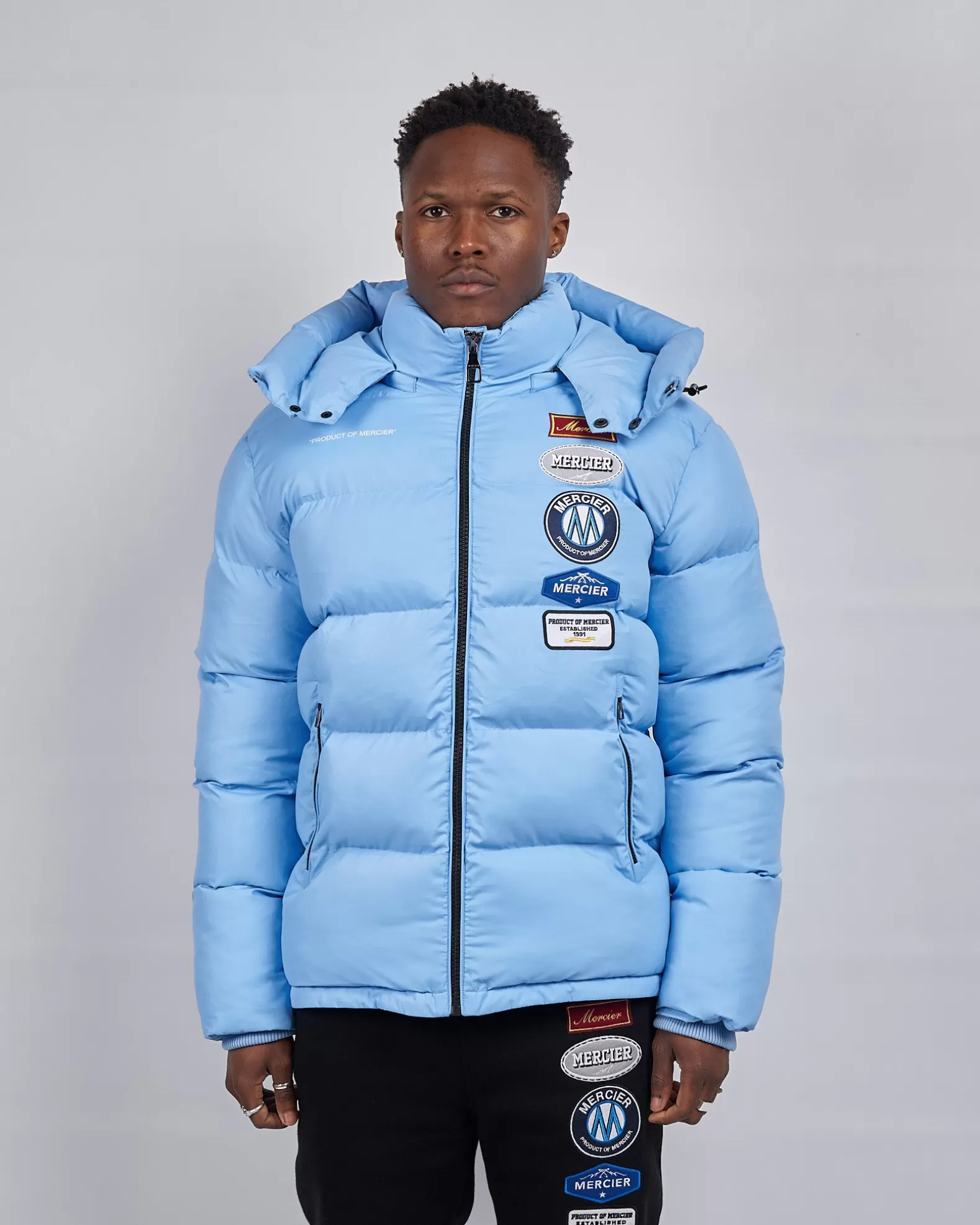 New Mercier Sky Blue Hybrid Jacket