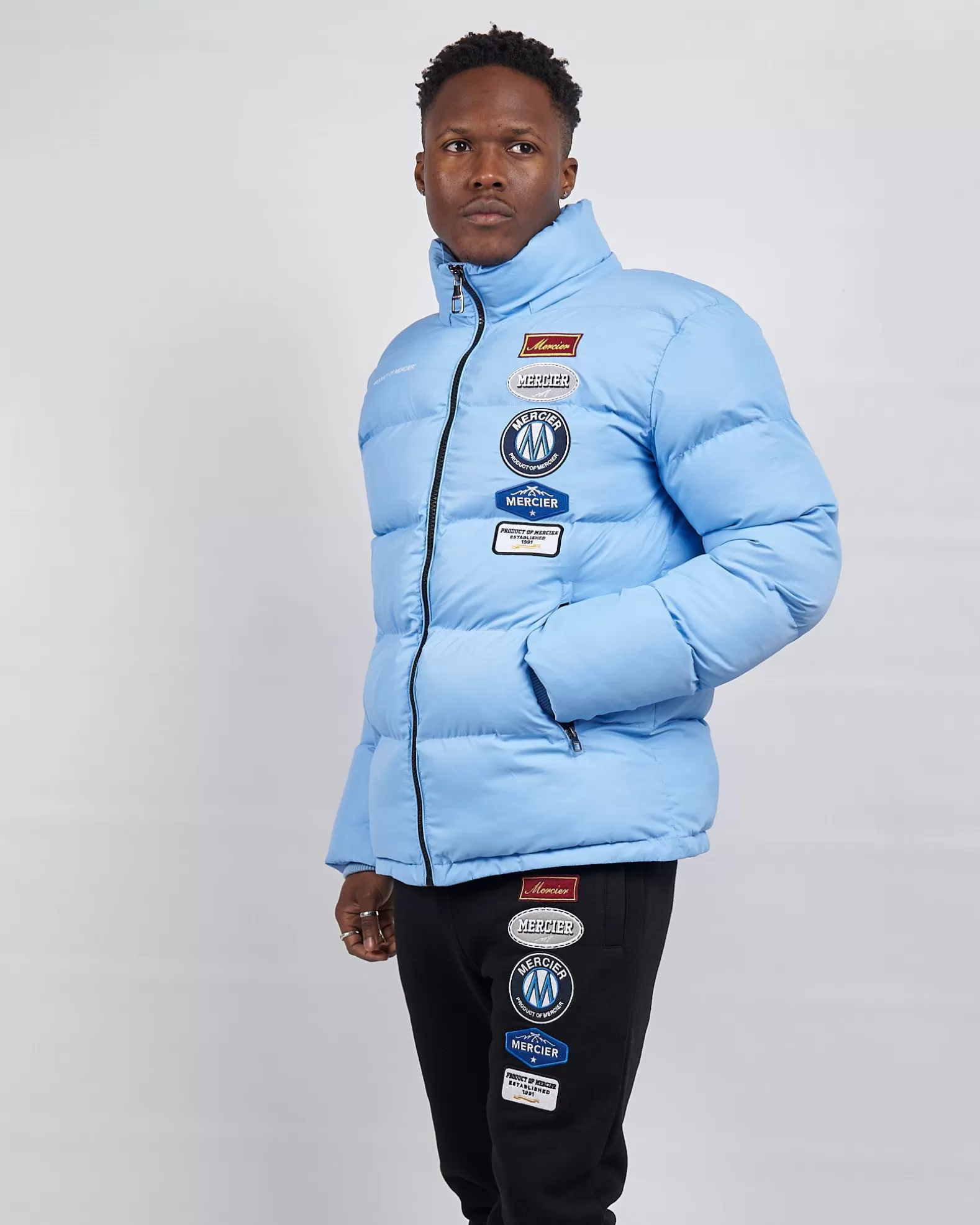 New Mercier Sky Blue Hybrid Jacket