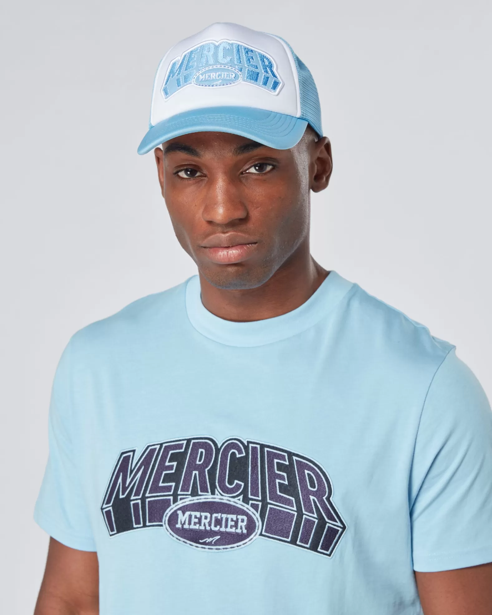 Discount Mercier Sky White Court Foam Trucker