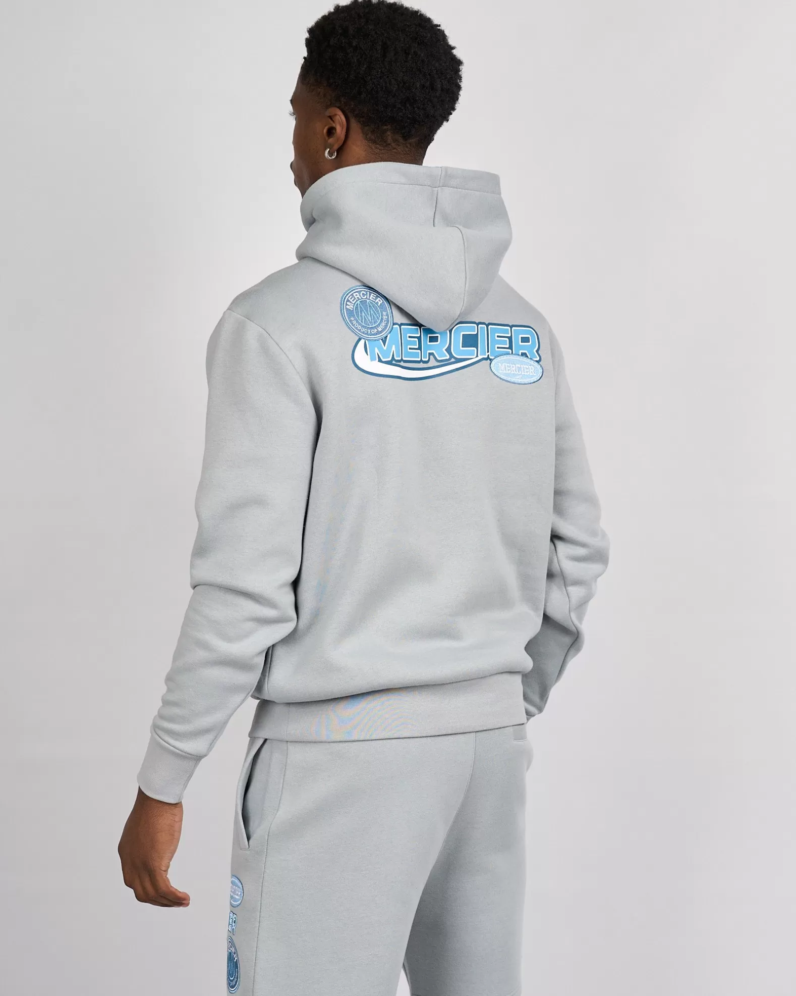 Shop Mercier Smoke Blue Racer Hoodie