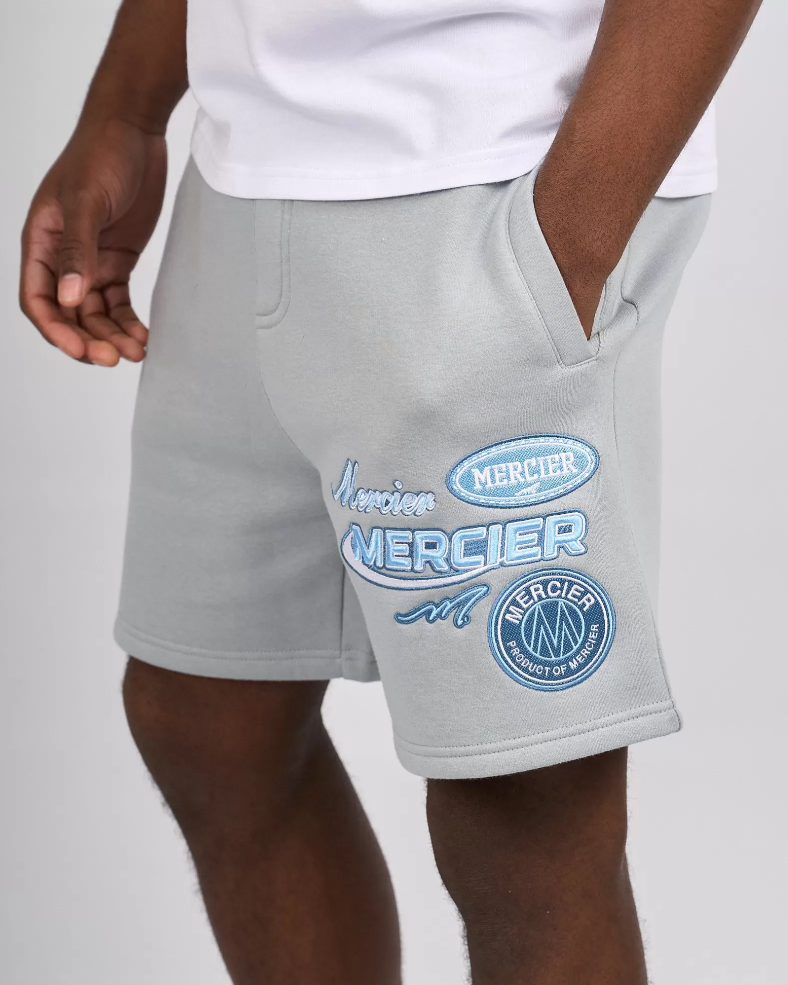 Online Mercier Smoke Blue Racer Shorts