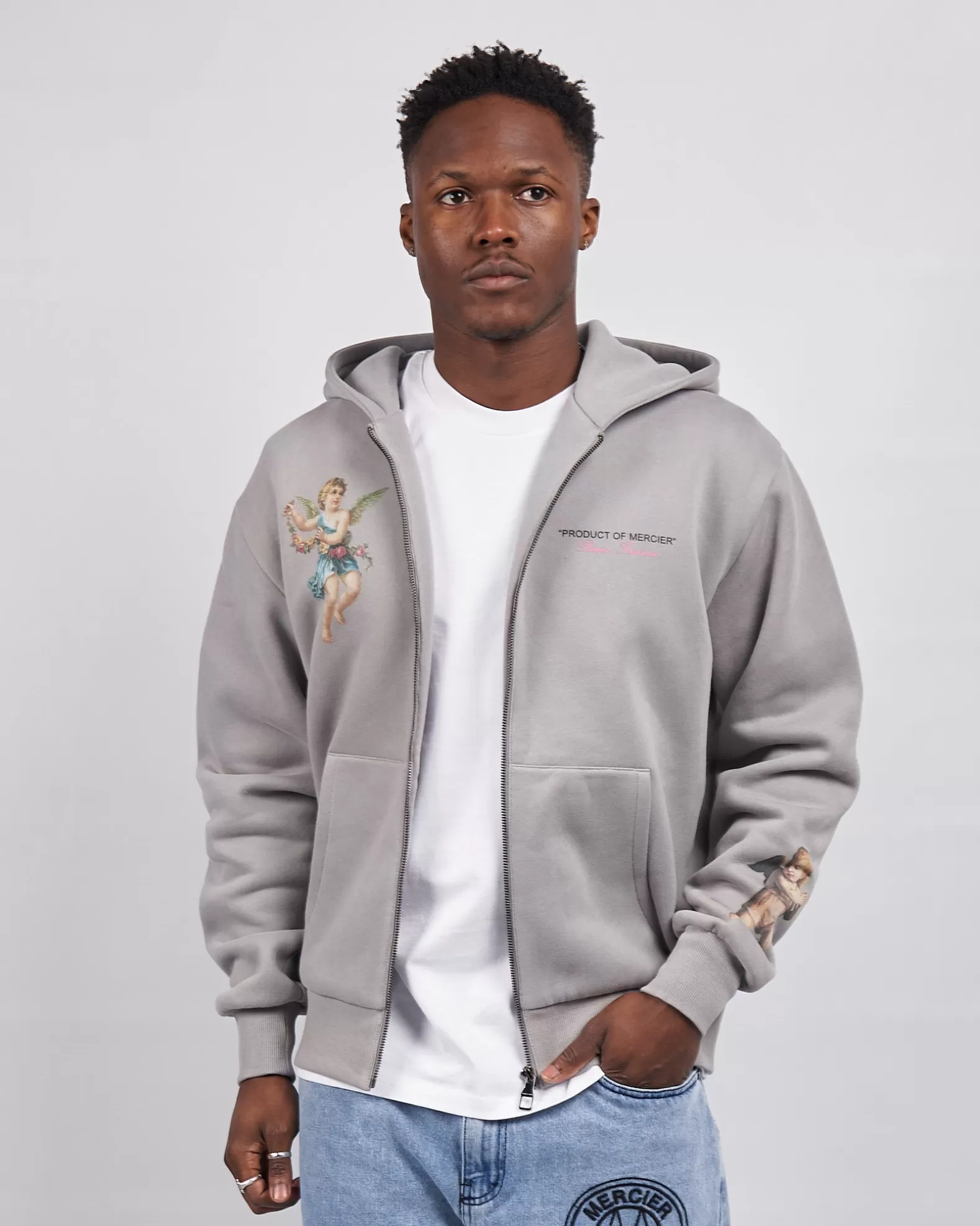 Discount Mercier Steel Angelo Product Of Zip Hoodie