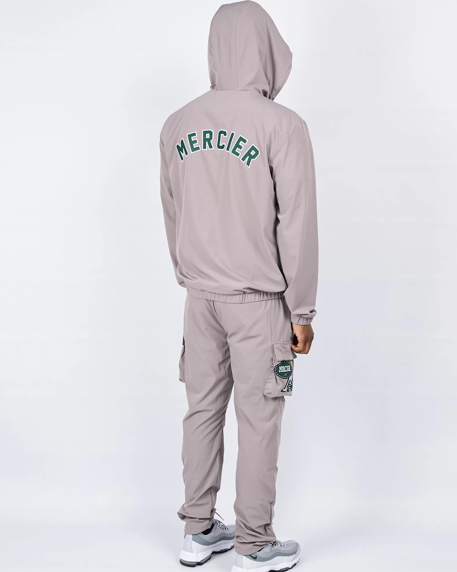 Cheap Mercier Steel Green Empire Windbreaker