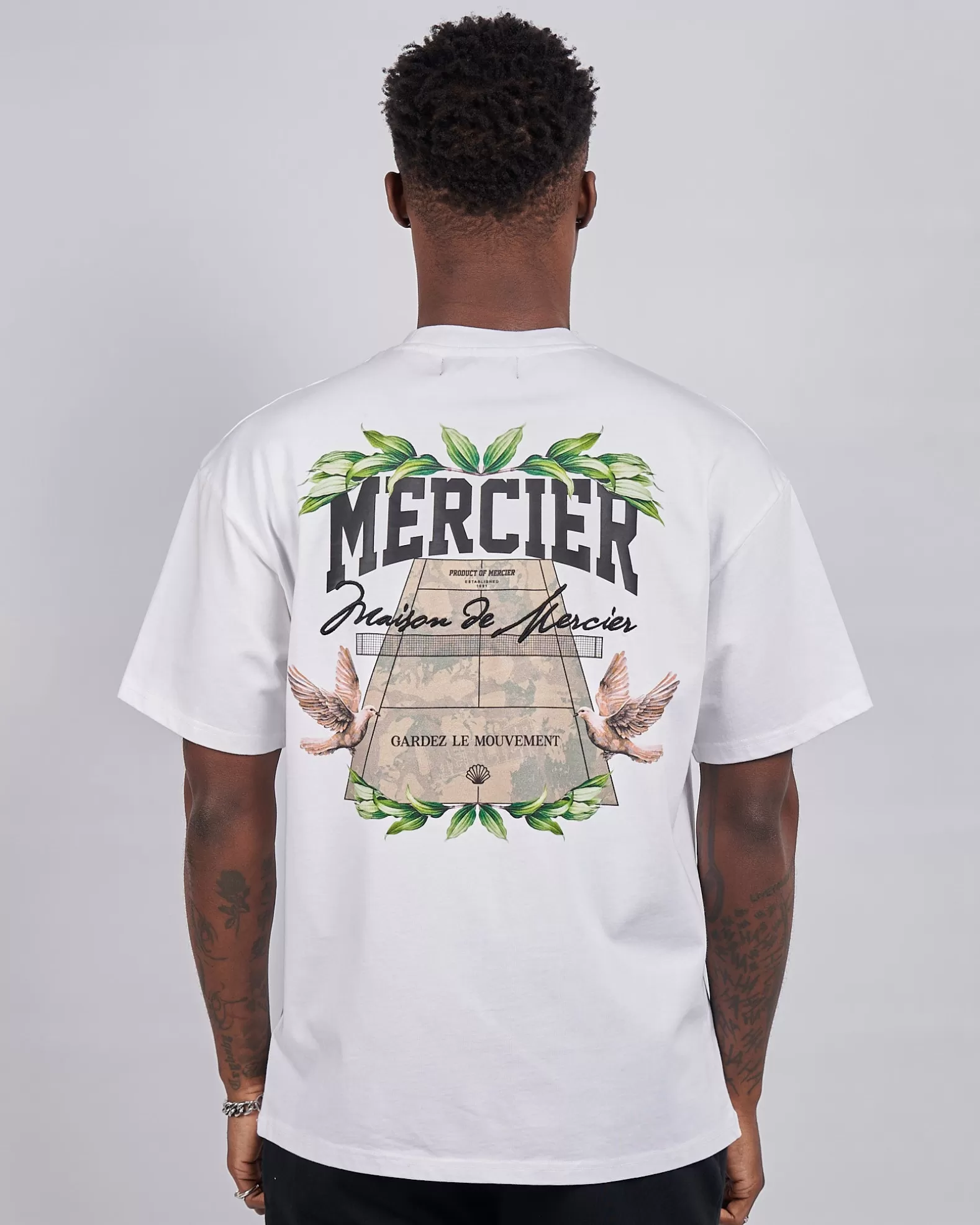 New Mercier White Botanic Court TShirt