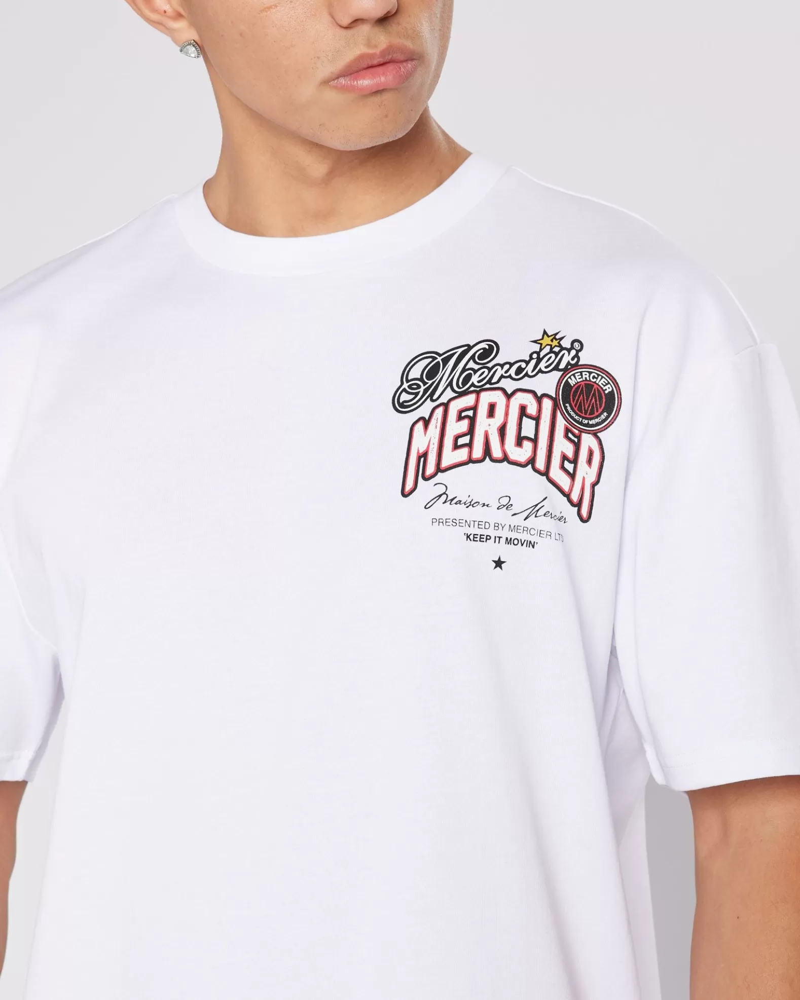 Shop Mercier White Guerrilla Tshirt