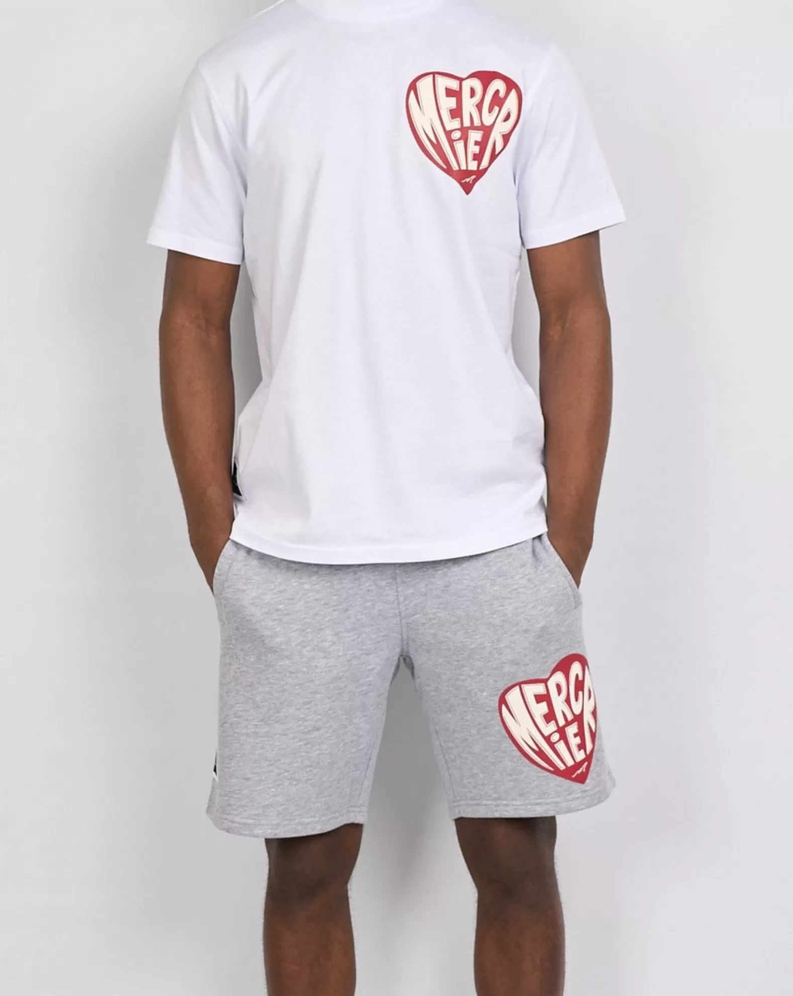 Best Sale Mercier White Heart Tshirt