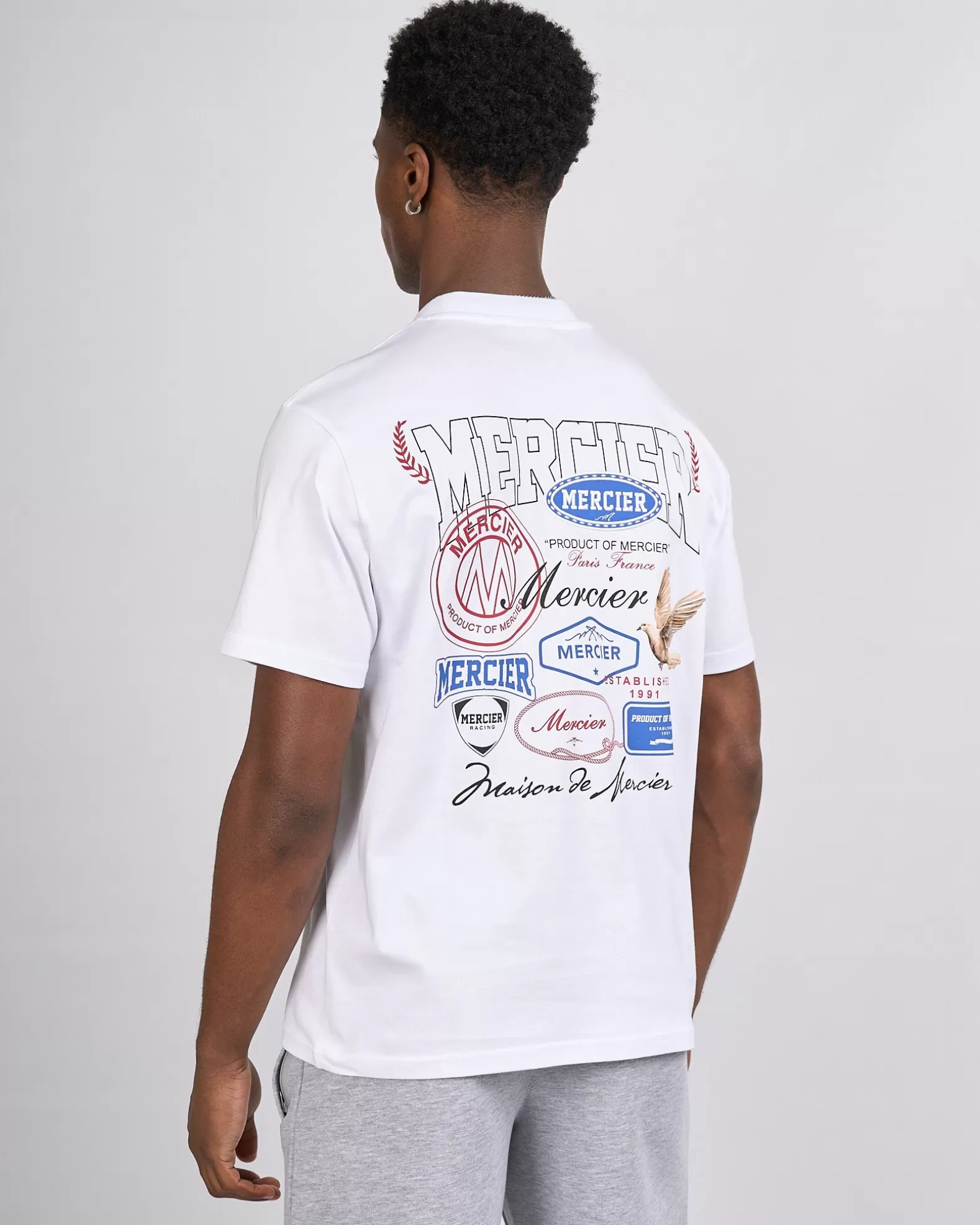 New Mercier White Multi Tour Tshirt