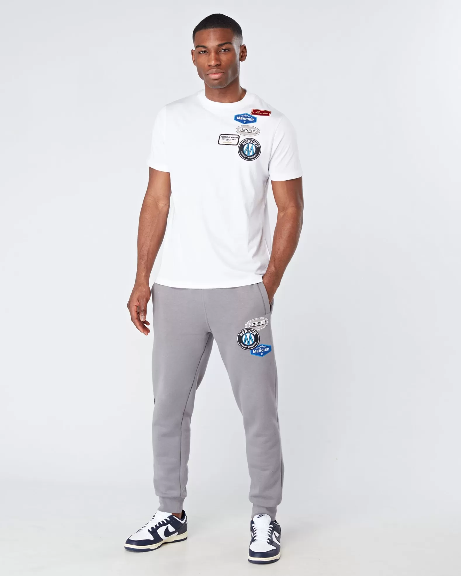 Cheap Mercier White OG Badge Tshirt