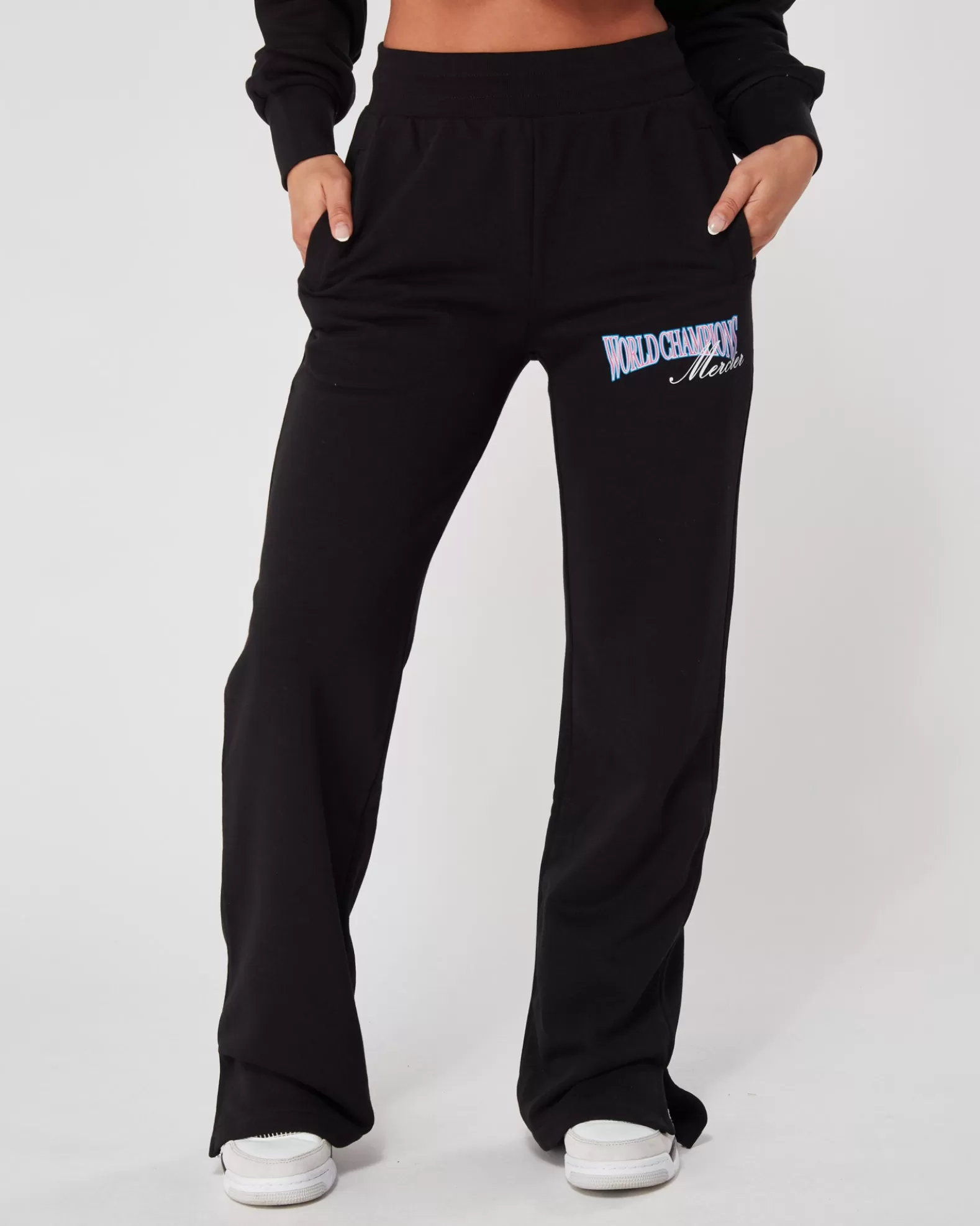 Discount Mercier Womens Black World Champions Bottoms